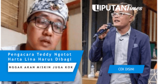 Pengacara Teddy Ngotot Harta Lina Harus Dibagi liputantimes.com 1