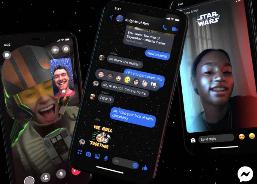 Cara Mengaktifkan Tema Star war di facebook messenger liputantimes.com.jpeg