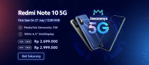 Harga dan Spesifikasi Redmi Note 10 5G di Indonesia liputantimes.com