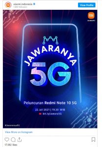 Xiaomi Redmi Note 10 5G Dipastikan Mendarat di Indonesia  Liputantimes.com