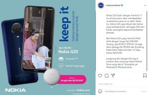 Resmi Masuk Indonesia, Berikut Spesifikasi dan Harga Nokia G20 Liputantimes.com