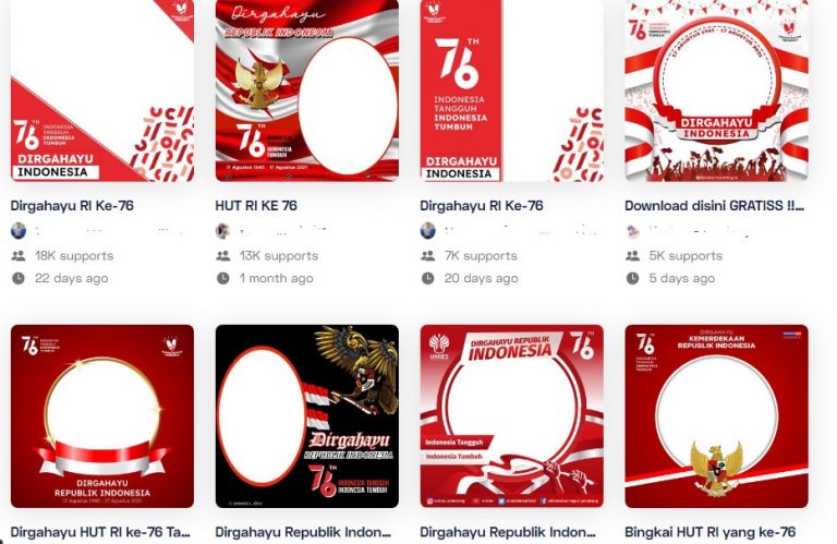 Cara membuat Twibbon Sambut Hari Kemerdekaan RI dan 1 Muharram liputantimes.com