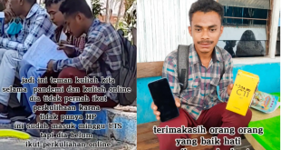 Mahasiswa NTT Patungan Beli Hp