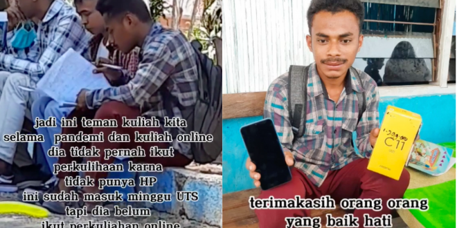 Mahasiswa NTT Patungan Beli Hp