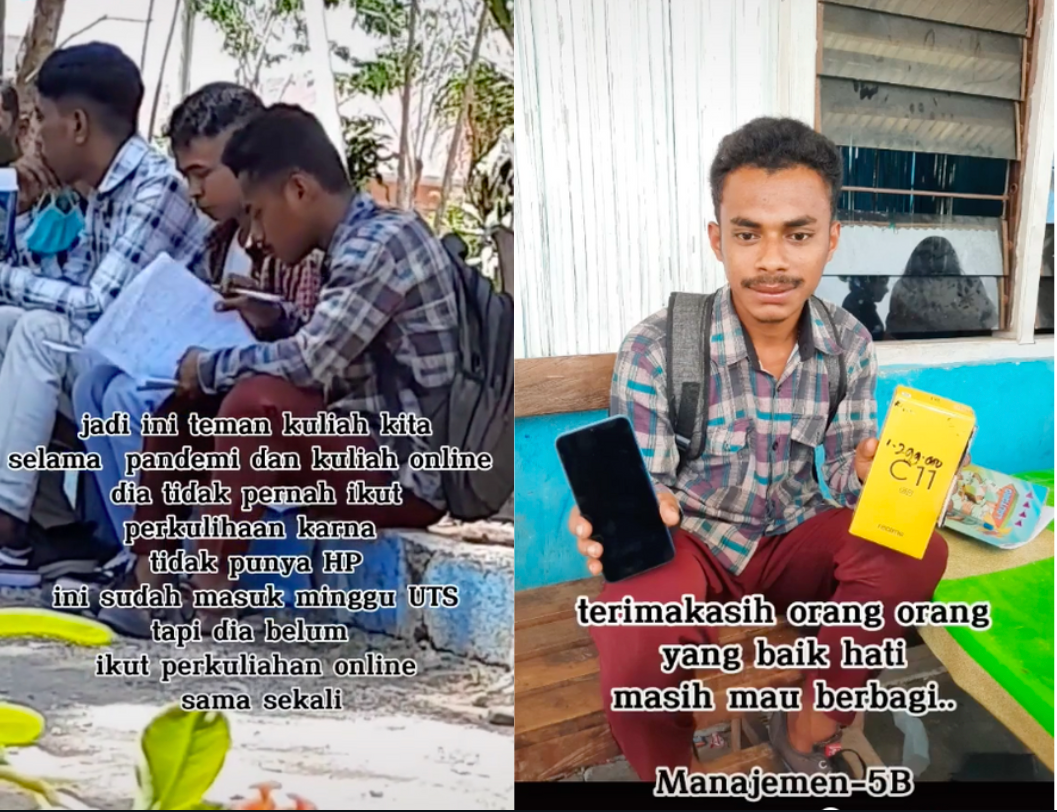 Mahasiswa NTT Patungan Beli Hp
