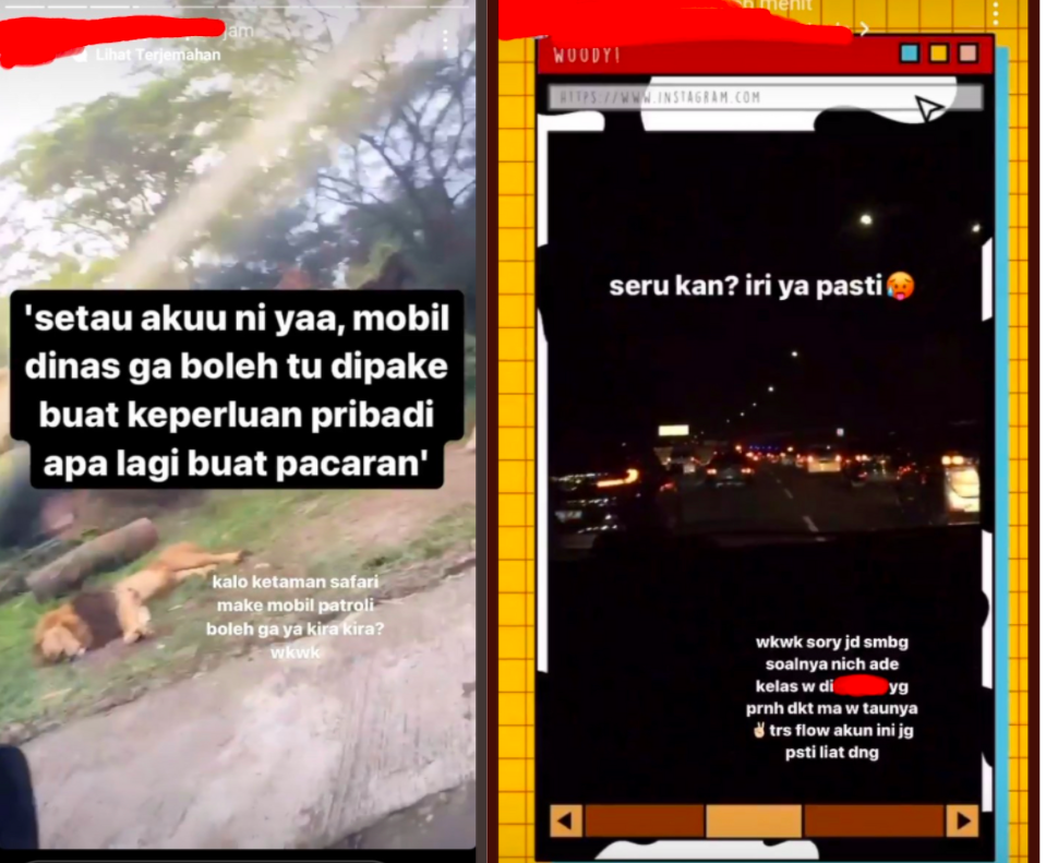Pacaran Pake Mobil Dinas