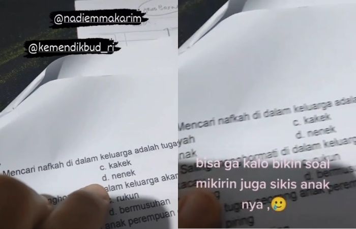 perempuan protes ke kemendikbud