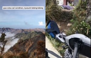 drone 70 juta jatuh ke tebing