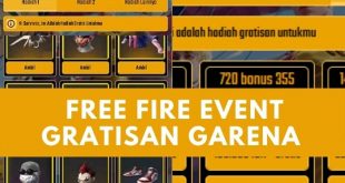 FREE FIRE EVENT GRATISAN GARENA