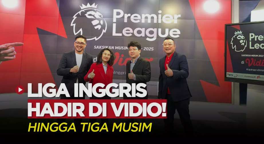 Cara install vidio.com untuk menonton Liga Inggris