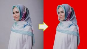edit foto background merah
