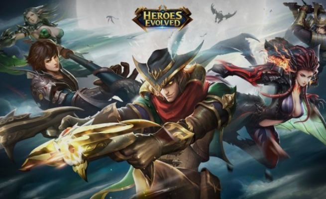 game android ios moba heroes evolved