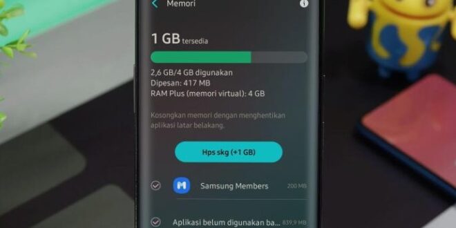 cara melipatgandakan memori RAM HP Samsung