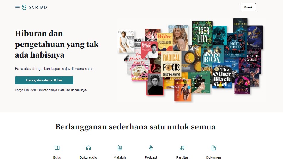 cara download scribd online