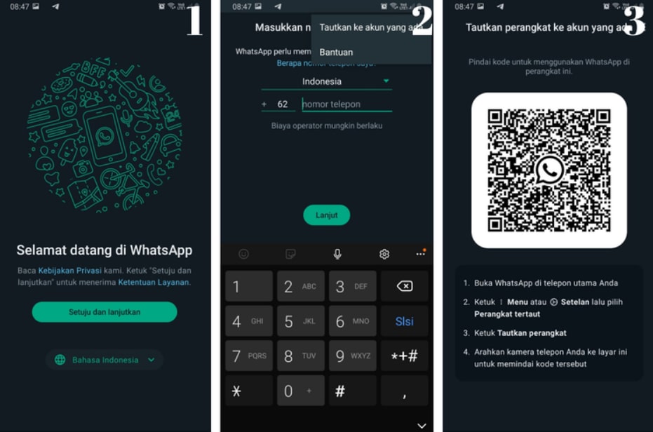 cara gunakan 1 akun whatsapp di 4 hp