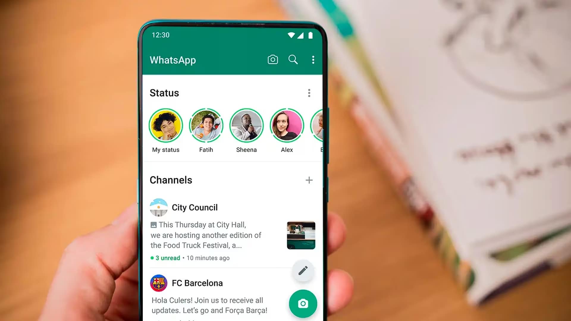 cara sembunyikan saluran whatsapp