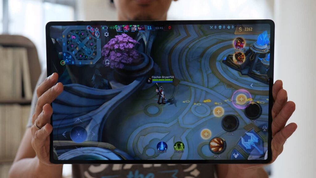 Samsung Tab S9 FE mobile legends