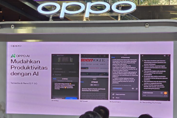 fitur AI dalam Oppo Reno 12F 5G