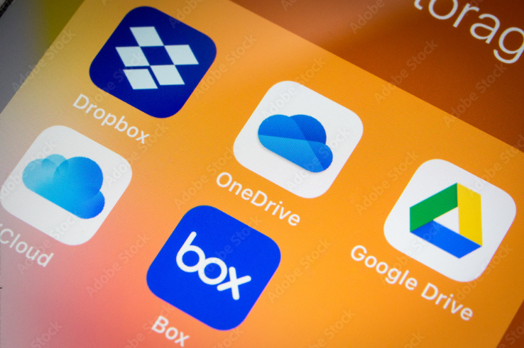 iCloud, Google Drive, dan OneDrive