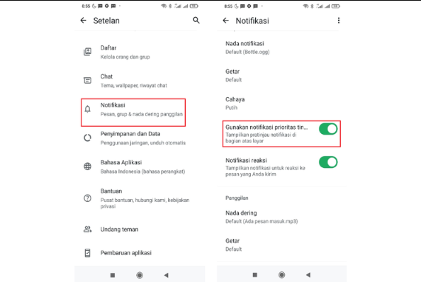Tips Sembunyikan Notifikasi WhatsApp 2