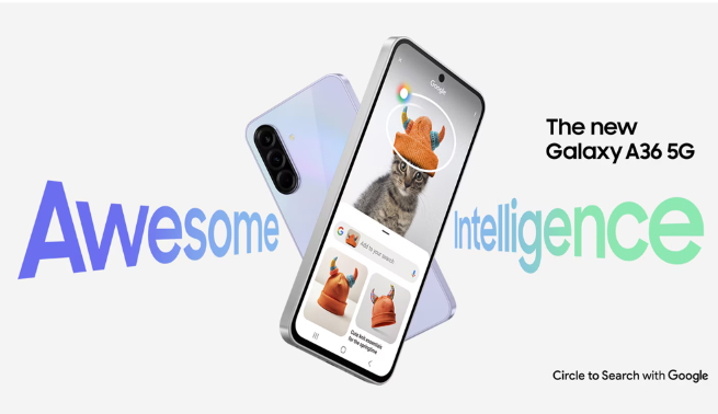 layar Samsung Galaxy A36