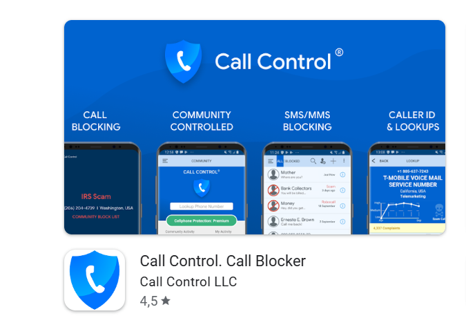 aplikasi Call Control – Call Blocker