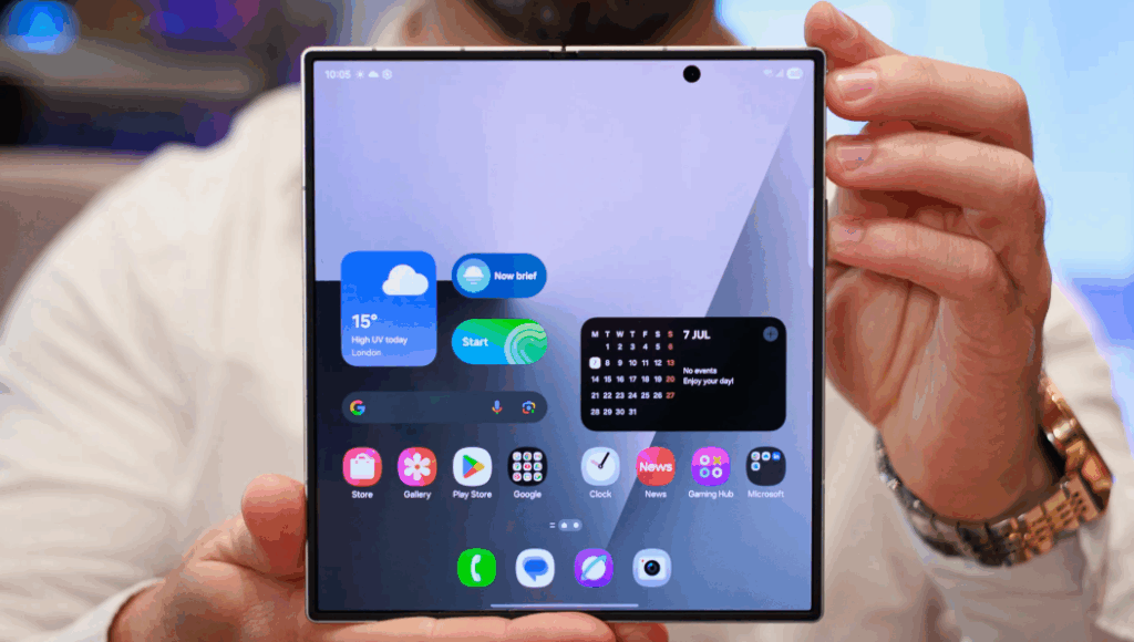 layar Samsung Galaxy Z Fold7