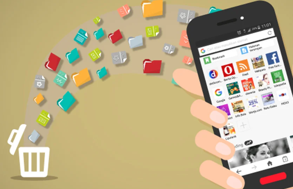 hapus cache hp android